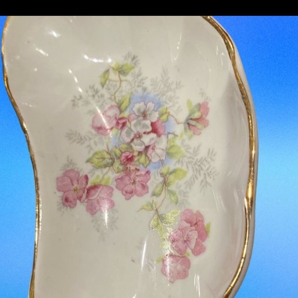 Early 1900’s Bone Floral Porcelain Trinket/Serving  Dishes - Picture 3 of 8